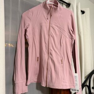 NWT lululemon define rose gold zipper size 10